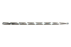 Bacchette per batteria Vater Color Wrap 5A Silver Optic, hickory, punta in nylon