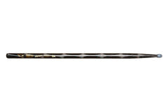 Vater Color Wrap 5A Black Optic bacchette per batteria, hickory, punta in nylon
