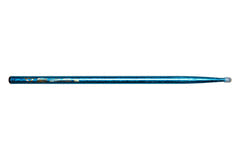 Vater Color Wrap 5A Blue Sparkle bacchette per batteria, hickory, punta in nylon