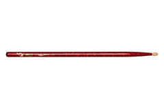 Vater Color Wrap 5A Red Sparkle bacchette per batteria, hickory, punta in legno