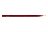 Vater Color Wrap 5A Red Sparkle bacchette per batteria, hickory, punta in legno