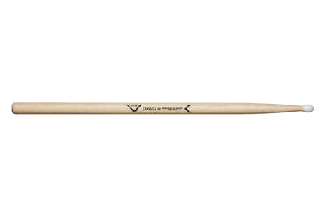 Vater Classics 5B bacchette per batteria, hickory, punta in nylon