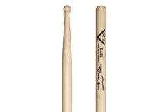 Vater Cymbal Stick Ball bacchette per batteria, acero, punta in legno