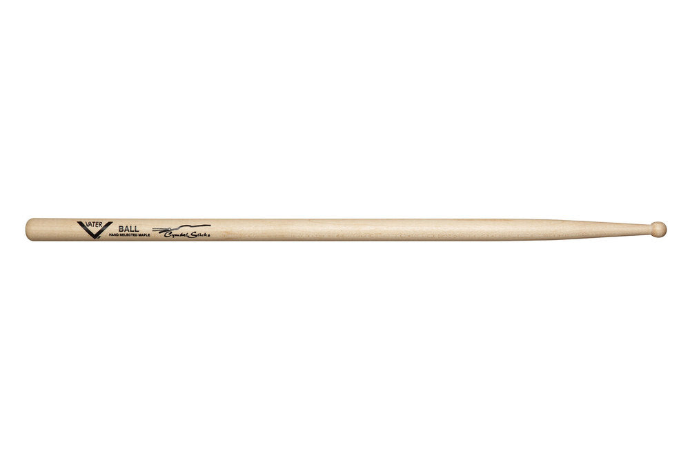 Vater Cymbal Stick Ball bacchette per batteria, acero, punta in legno