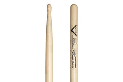 Vater Cymbal Stick Oval bacchette per batteria, acero, punta in legno