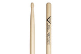 Vater Cymbal Stick Oval bacchette per batteria, acero, punta in legno