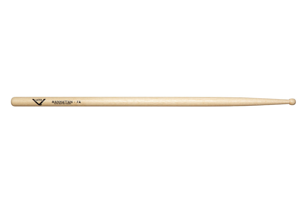 Vater 7A Manhattan bacchette per batteria, hickory, punta in legno