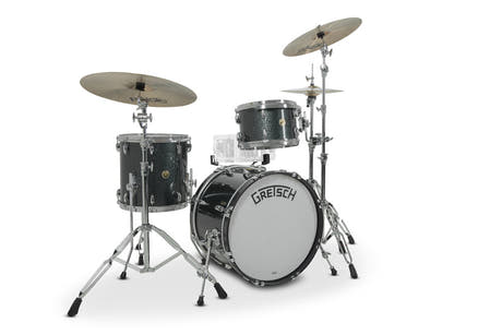Gretsch Broadkaster set shell a 3 pezzi 20", Black Sparkle
