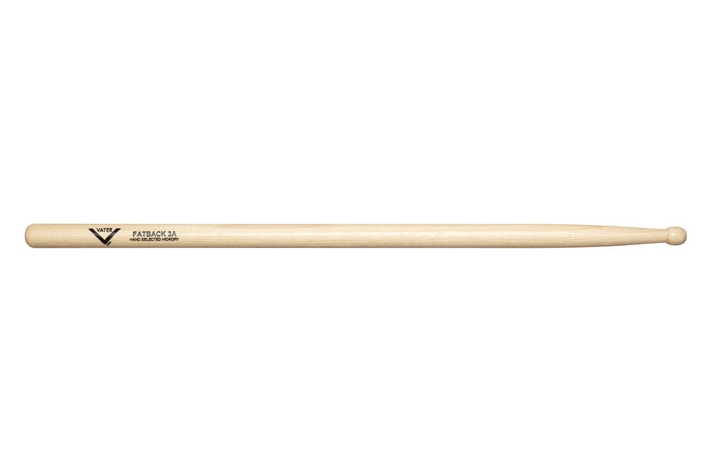 Bacchette per batteria Vater 3A Fatback, hickory, punta in legno