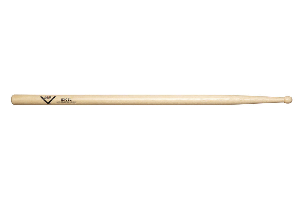 Vater Excel bacchette per batteria, hickory, punta in legno