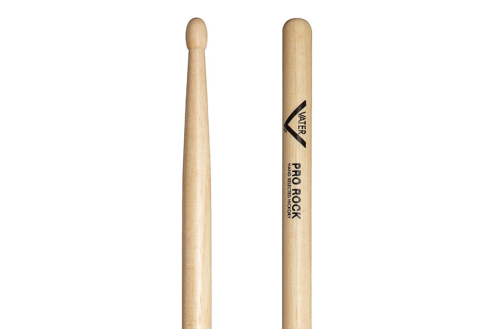 Vater Pro Rock bacchette per batteria, hickory, punta in legno
