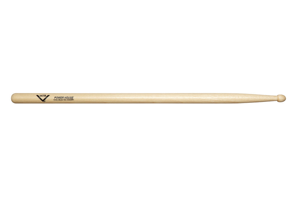 Vater Powerhouse bacchette per batteria, hickory, punta in legno