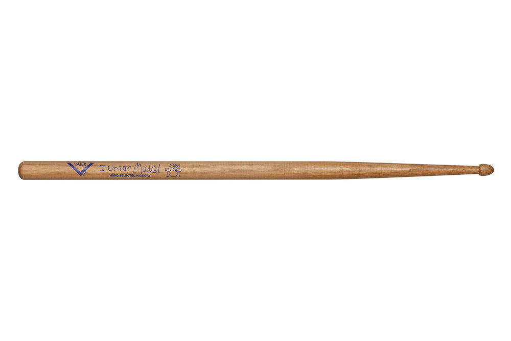 Vater Junior bacchette per batteria, hickory, punta in legno