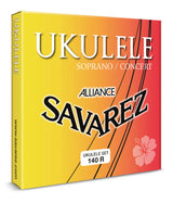 Set di corde Savarez 140R Alliance per ukulele soprano e da concerto