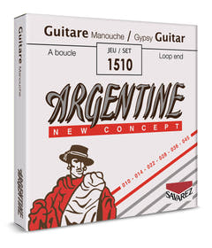 Savarez 1012 Argentine H/B2 corda per chitarra gypsy jazz, con asola
