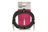 Cavo per strumenti GEWA Pro Line 6 m, tweed nero-bianco, jack dritto