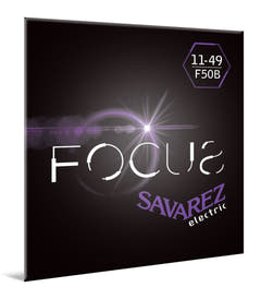 Savarez F50B Focus corde per chitarra elettrica, blues da .011 a .049