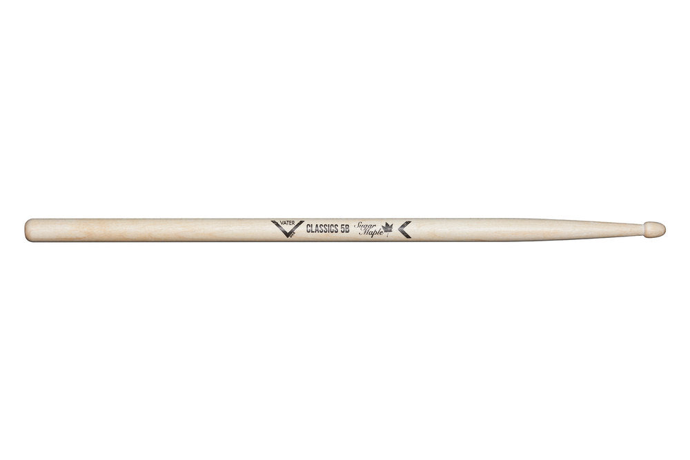 Vater Sugar Maple Classics 5B bacchette per batteria, punta in legno
