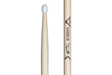 Vater Sugar Maple Classics 5B bacchette per batteria, punta in nylon
