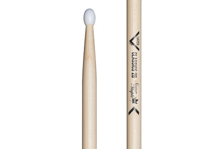 Vater Sugar Maple Classics 2B bacchette per batteria, punta in nylon