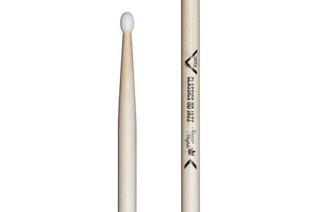 Vater Sugar Maple Classics 8D Jazz bacchette per batteria, punta in nylon