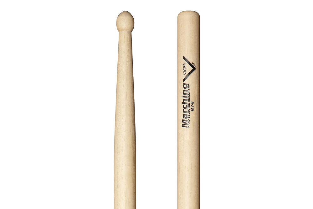 Vater MV8 bacchette da marcia per rullante e tenore, punta in legno