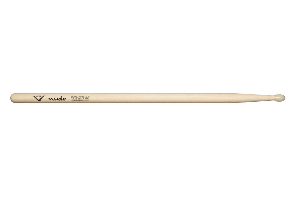 Vater Nude Series Power 5B bacchette per batteria, hickory, punta in nylon