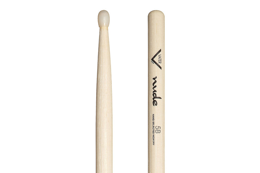 Vater Nude Series 5B bacchette per batteria, hickory, punta in nylon