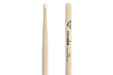 Bacchette per batteria Vater Nude Series 7A, hickory, punta in nylon