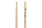 Vater Nude series 7A bacchette per batteria, hickory, punta in legno