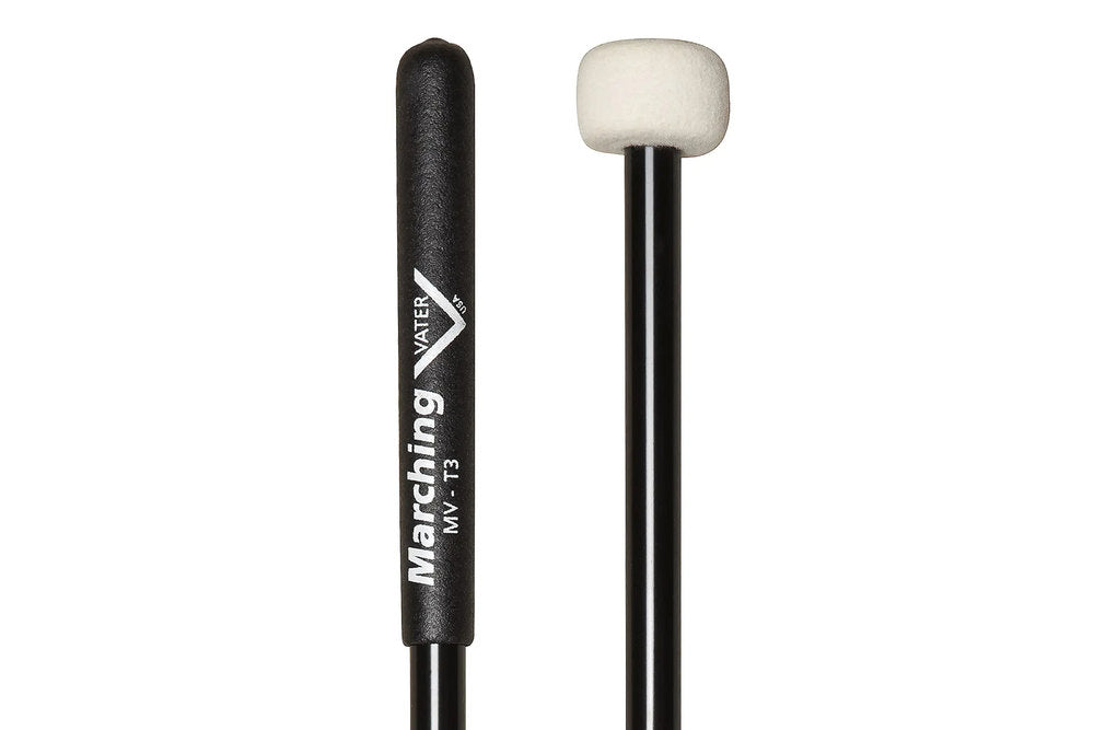 Vater MV-T3 mazzuola multi-tenore con testa a forma di barile in feltro bianco