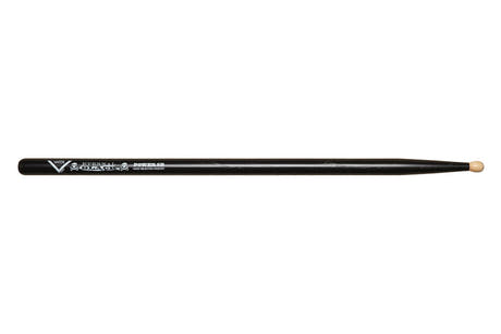 Bacchette per batteria Vater Eternal Black Power 5B, hickory, punta in legno