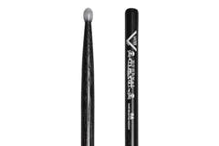 Vater Eternal Black 5A bacchette per batteria, hickory, punta in nylon