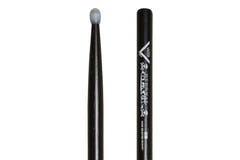 Vater Eternal Black 5B bacchette per batteria, hickory, punta in nylon