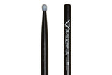 Vater Eternal Black 5B bacchette per batteria, hickory, punta in nylon