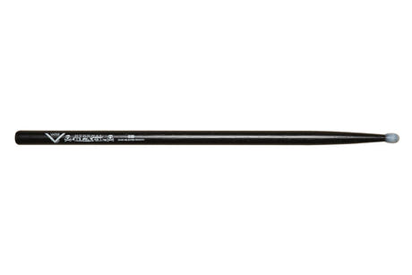 Vater Eternal Black 5B bacchette per batteria, hickory, punta in nylon