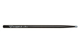 Vater Eternal Black 5B bacchette per batteria, hickory, punta in nylon
