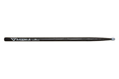 Vater Eternal Black 5A bacchette per batteria, hickory, punta in nylon