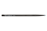 Vater Eternal Black 5A bacchette per batteria, hickory, punta in nylon