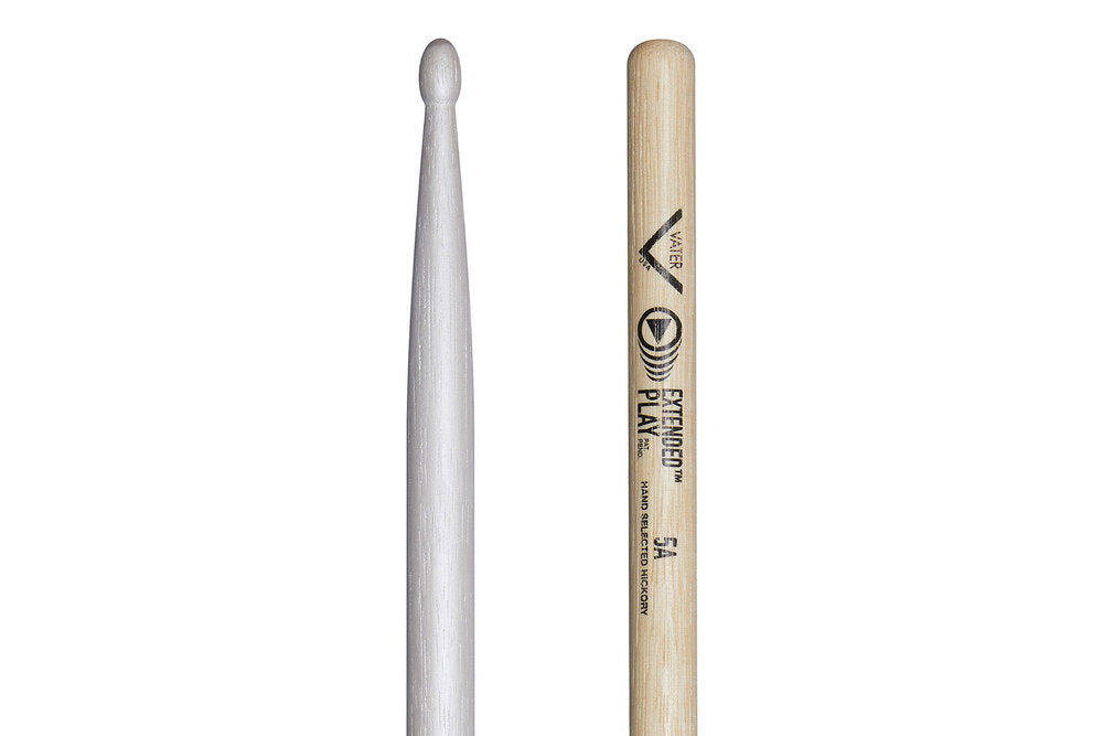 Vater Extended Play 5A bacchette per batteria, hickory, punta in legno