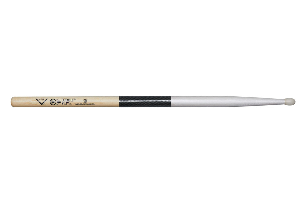 Vater Extended Play 5B bacchette per batteria, hickory, punta in nylon