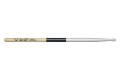 Bacchette per batteria Vater Extended Play Power 5A, hickory, punta in nylon