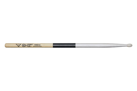 Bacchette per batteria Vater Extended Play Power 5A, hickory, punta in nylon