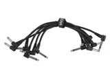 GEWA Basic Line cavo patch 0,3 m, mono-jack angolato, 6 pezzi