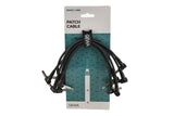 GEWA Basic Line cavo patch 0,3 m, mono-jack angolato, 6 pezzi
