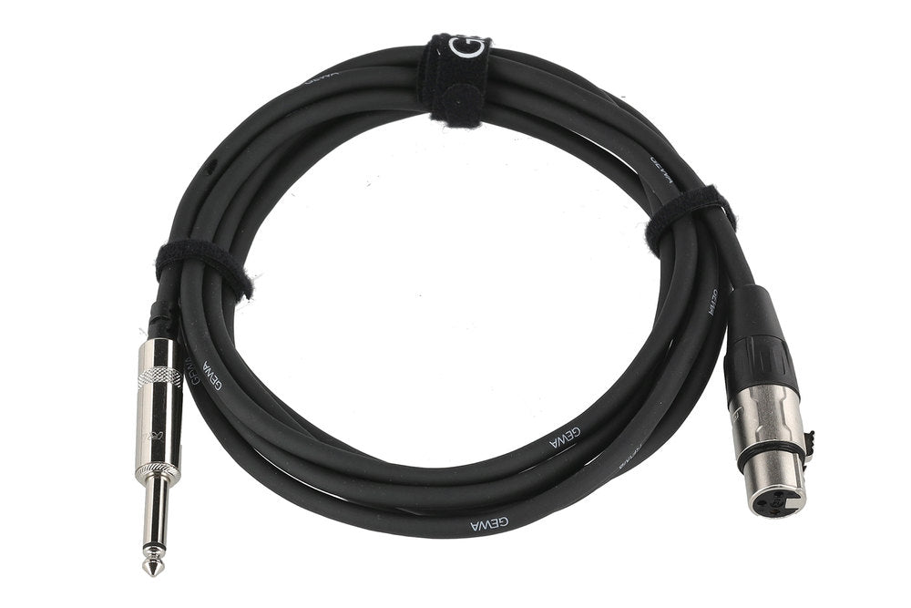 GEWA Pro Line cavo microfonico 3 m, XLR femmina a jack mono
