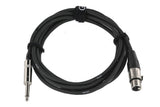 GEWA Pro Line cavo microfonico 3 m, XLR femmina a jack mono
