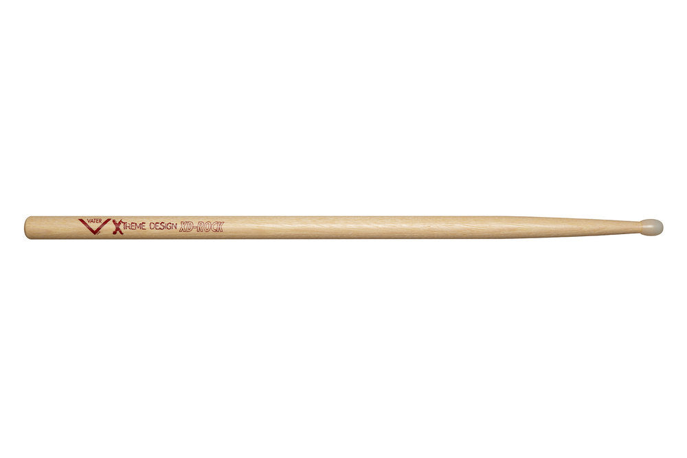 Bacchette per batteria Vater Xtreme Design Rock, hickory, punta in nylon