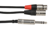 GEWA Pro Line cavo insert 3 m, jack stereo a XLR maschio e XLR femmina