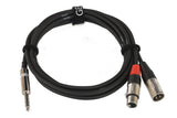 GEWA Pro Line cavo insert 3 m, jack stereo a XLR maschio e XLR femmina